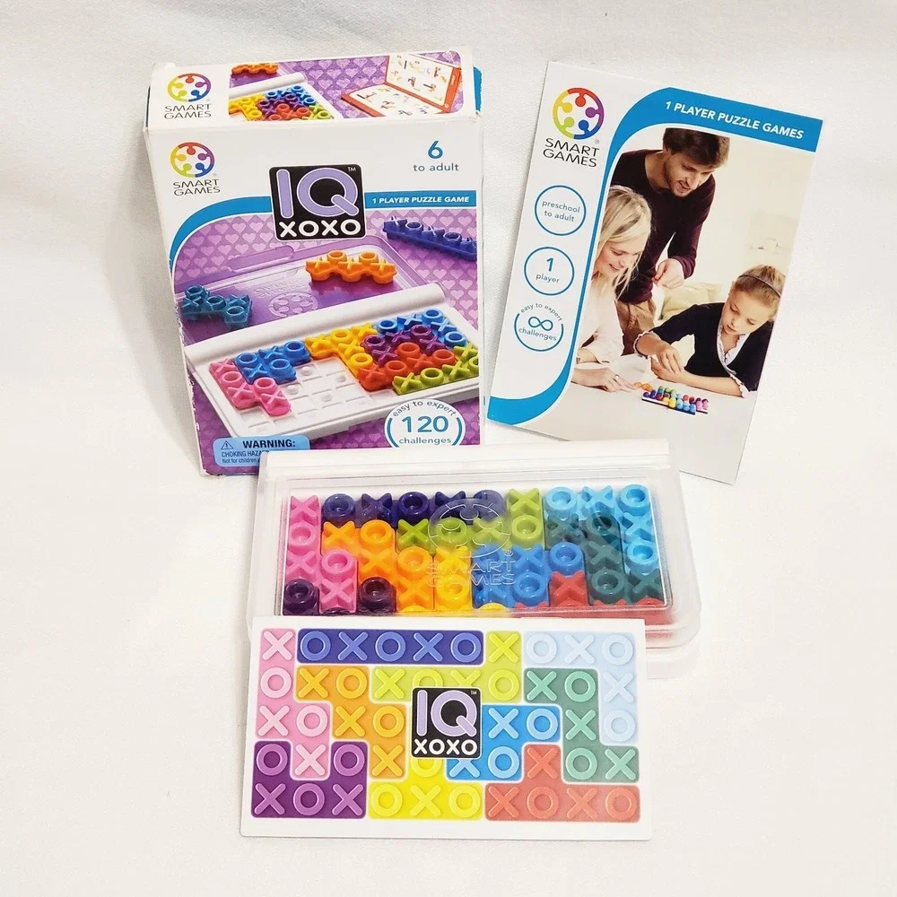 Smart Games 444 IQ XOXO Comopact Logic Puzzle Travel Size Game